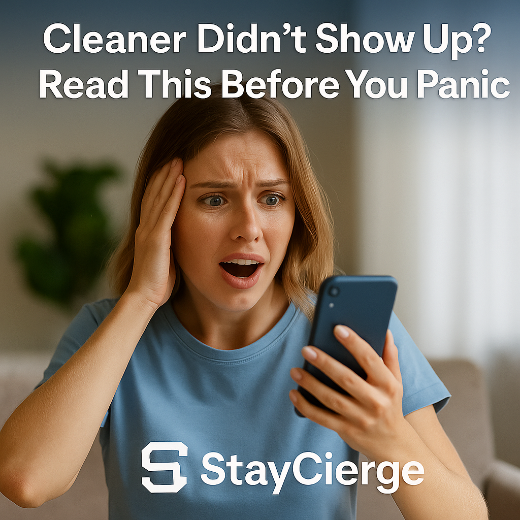 When Cleaners Don’t Show Up: How to Avoid a 1-Star Nightmare